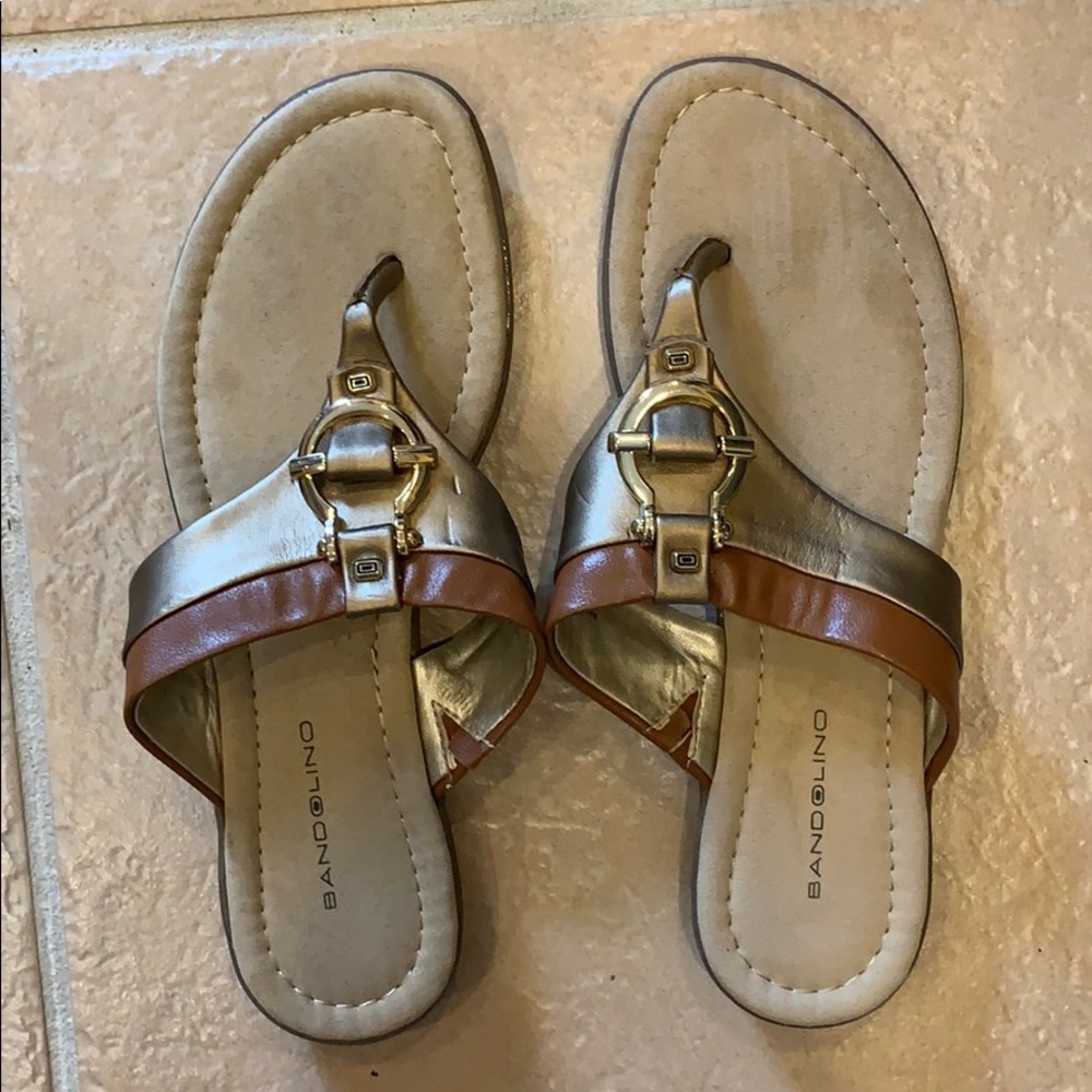 Bandolino metallic sandals